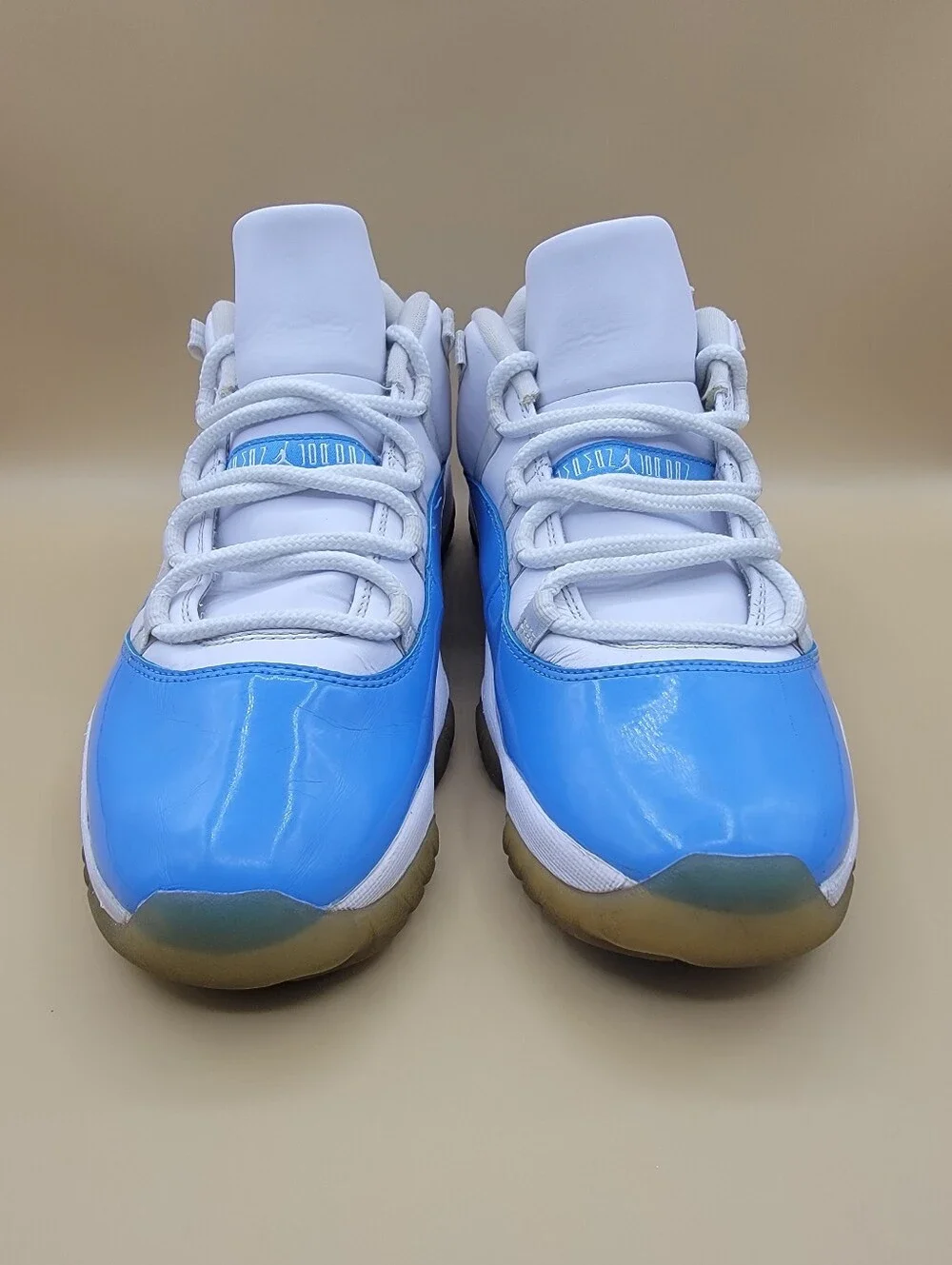 2016 Nike Air Jordan 11 Low Retro UNC Blue University White Men's Size 11